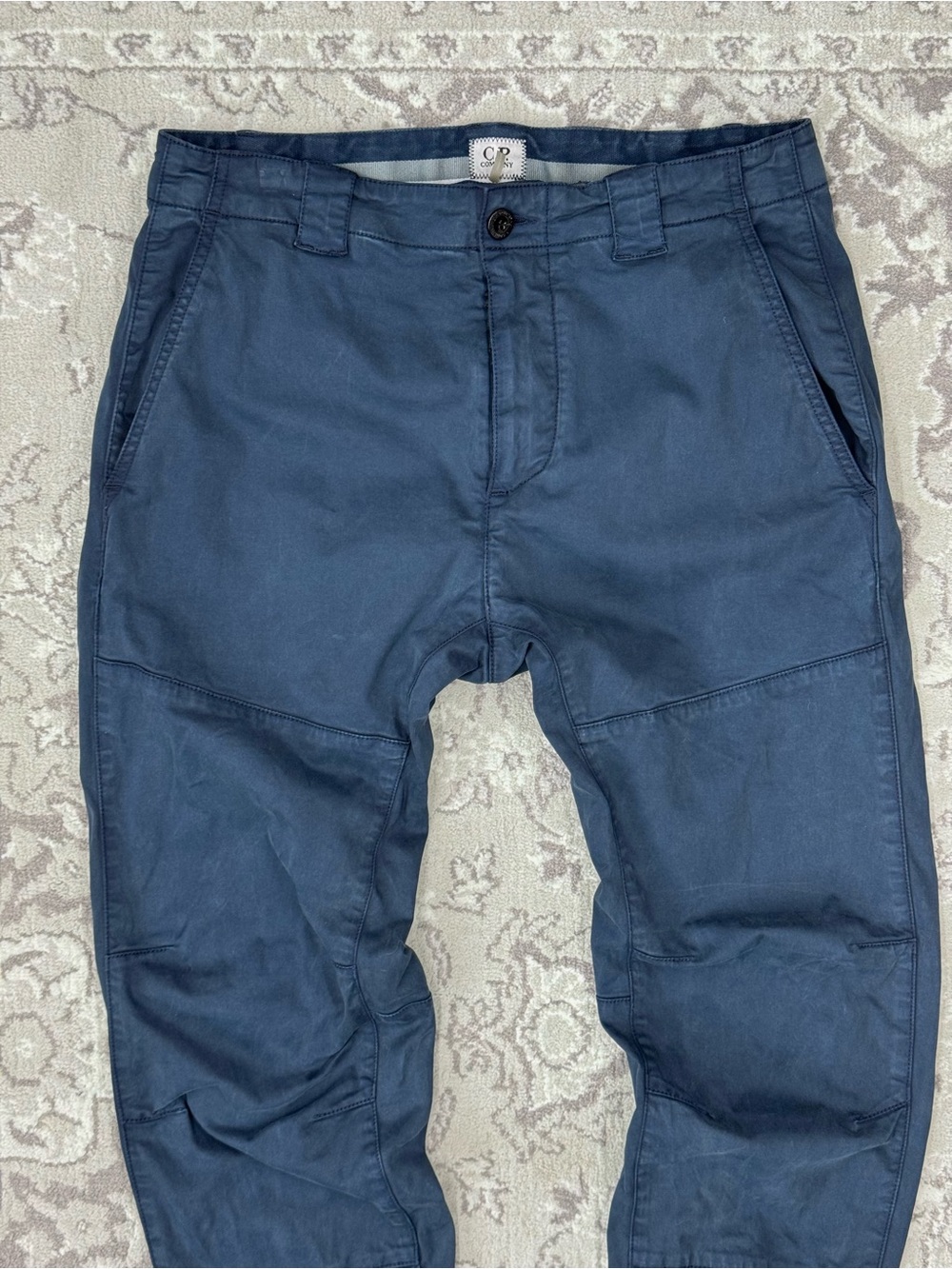 C.P. Company Navy Ergonomic Fit Utility Chinos with Jogger Cuff - Size 46 - Picture 4 of 9